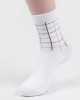 5 Pairs Plaid Men Combed Cotton Breathable Low Cut No Show Athletic Socks Non Slip Sock