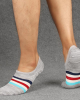 Men Combed Cotton Athletic Socks with Silicone Slip Outdoor Stripe Deodorization Ankle Sock